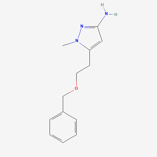 1-methyl-5-(2-phenylmethoxyethyl)pyrazol-3-amine (CAS: 1453213-03-0) - Related Chemical Product
