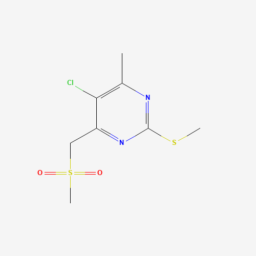 5-chloro-4-methyl-2-methylsulfanyl-6-(methylsulfonylmethyl)pyrimidine (CAS: 1374134-65-2) - Related Chemical Product