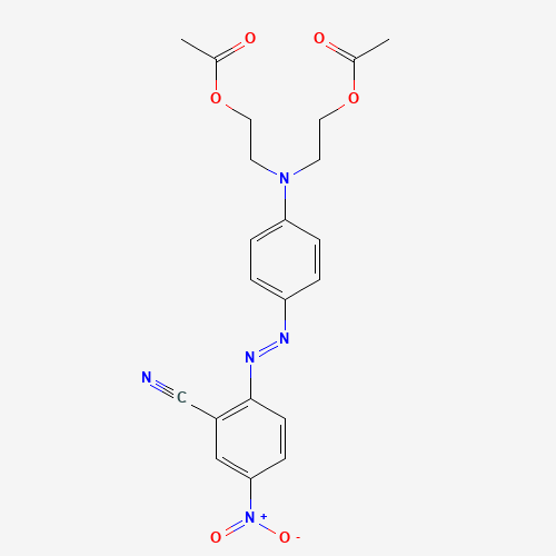 2-[N-(2-acetyloxyethyl)-4-[(2-cyano-4-nitrophenyl)diazenyl]anilino]ethyl acetate (CAS: 30124-94-8) - Related Chemical Product