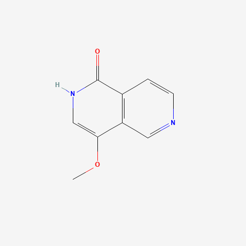 4-methoxy-2H-2,6-naphthyridin-1-one (CAS: 1353970-57-6) - Chemical Structure and Molecular Formula 