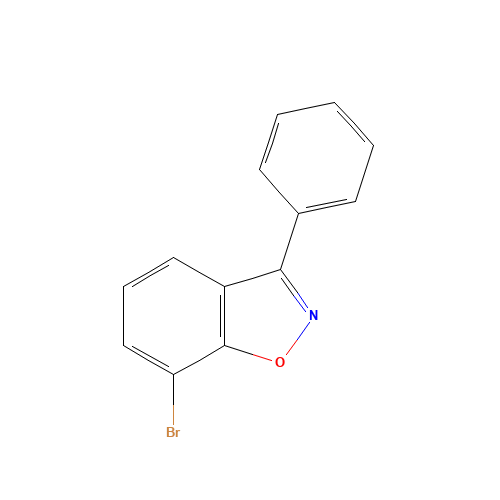 7-bromo-3-phenyl-1,2-benzoxazole (CAS: 1428881-25-7) - Chemical Structure and Molecular Formula 