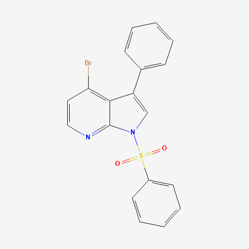 1-(benzenesulfonyl)-4-bromo-3-phenylpyrrolo[2,3-b]pyridine (CAS: 943322-46-1) - Related Chemical Product