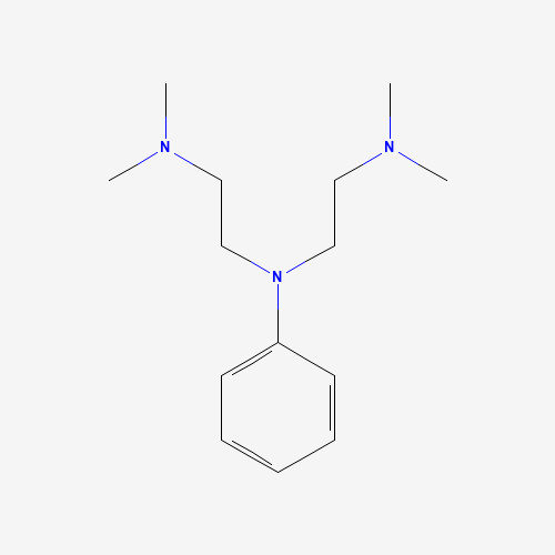 N'-[2-(dimethylamino)ethyl]-N,N-dimethyl-N'-phenylethane-1,2-diamine (CAS: 46814-61-3) - Chemical Structure and Molecular Formula 