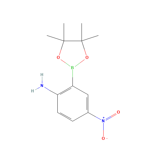 4-nitro-2-(4,4,5,5-tetramethyl-1,3,2-dioxaborolan-2-yl)aniline (CAS: 1351337-48-8) - Related Chemical Product