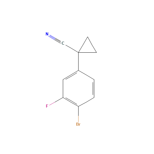 1-(4-bromo-3-fluorophenyl)cyclopropane-1-carbonitrile (CAS: 749269-73-6) - Related Chemical Product