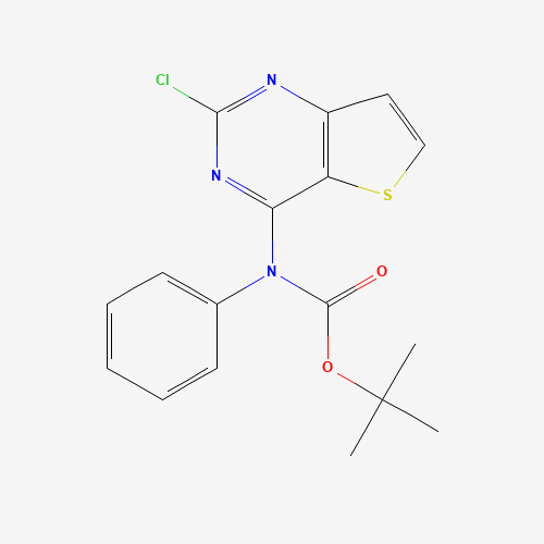 tert-butyl N-(2-chlorothieno[3,2-d]pyrimidin-4-yl)-N-phenylcarbamate (CAS: 1235451-10-1) - Related Chemical Product