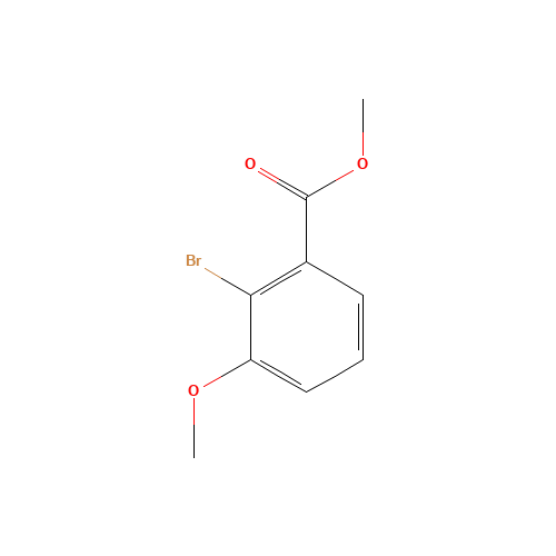 methyl 2-bromo-3-methoxybenzoate (CAS: 59453-47-3) - Chemical Structure and Molecular Formula 