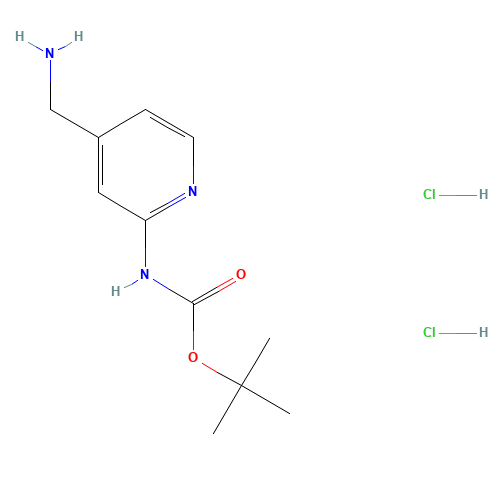 tert-butyl N-[4-(aminomethyl)pyridin-2-yl]carbamate;dihydrochloride (CAS: 1226776-85-7) - Related Chemical Product
