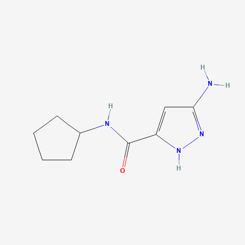3-amino-N-cyclopentyl-1H-pyrazole-5-carboxamide (CAS: 1342836-96-7) - Related Chemical Product