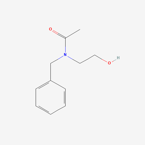 N-benzyl-N-(2-hydroxyethyl)acetamide (CAS: 15568-60-2) - Chemical Structure and Molecular Formula 