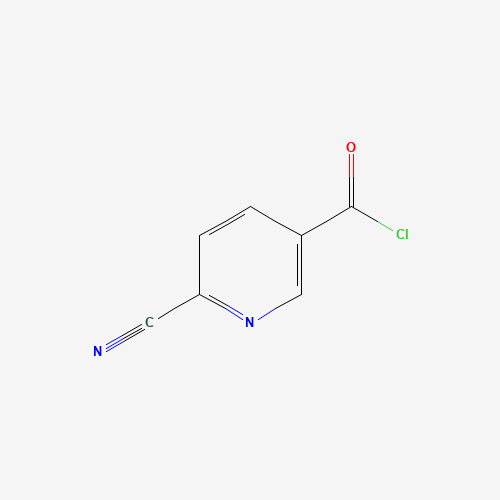 6-cyanopyridine-3-carbonyl chloride (CAS: 313350-44-6) - Chemical Structure and Molecular Formula 