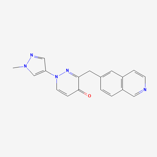 3-(isoquinolin-6-ylmethyl)-1-(1-methylpyrazol-4-yl)pyridazin-4-one (CAS: 1314381-31-1) - Related Chemical Product