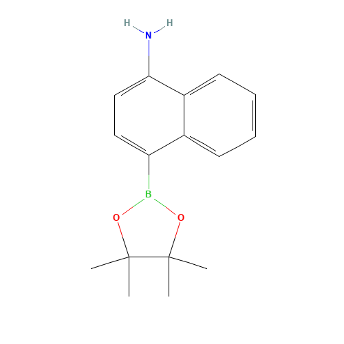 4-(4,4,5,5-tetramethyl-1,3,2-dioxaborolan-2-yl)naphthalen-1-amine (CAS: 1218790-22-7) - Related Chemical Product
