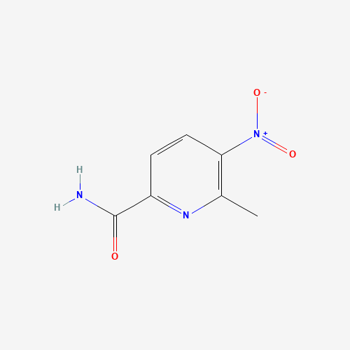 6-methyl-5-nitropyridine-2-carboxamide (CAS: 36757-37-6) - Chemical Structure and Molecular Formula 