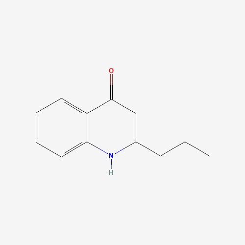 2-propyl-1H-quinolin-4-one (CAS: 83842-64-2) - Chemical Structure and Molecular Formula 