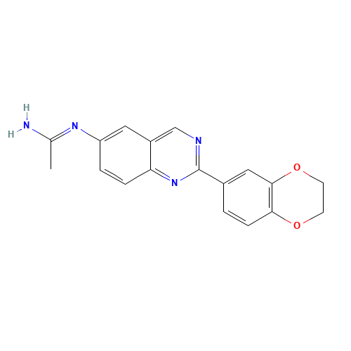 N'-[2-(2,3-dihydro-1,4-benzodioxin-6-yl)quinazolin-6-yl]ethanimidamide (CAS: 1005416-55-6) - Related Chemical Product