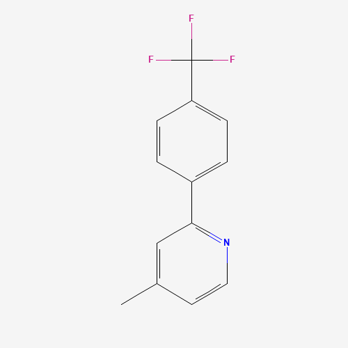 4-methyl-2-[4-(trifluoromethyl)phenyl]pyridine (CAS: 452342-99-3) - Related Chemical Product