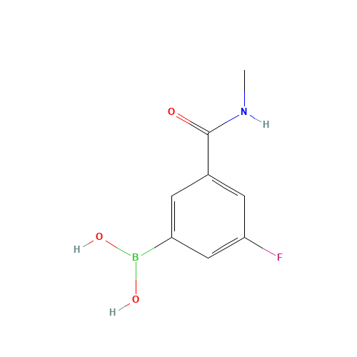 [3-fluoro-5-(methylcarbamoyl)phenyl]boronic acid (CAS: 871332-63-7) - Related Chemical Product