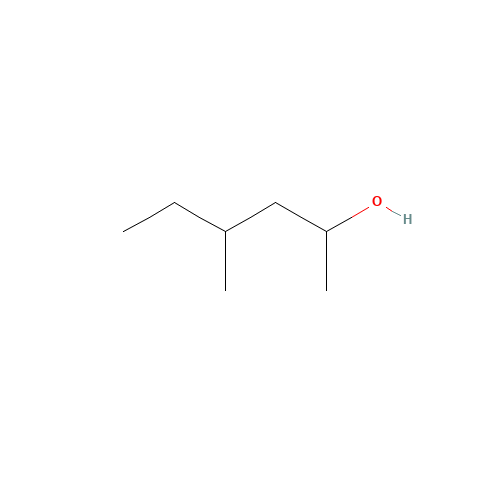 4-methylhexan-2-ol (CAS: 2313-61-3) - Chemical Structure and Molecular Formula 