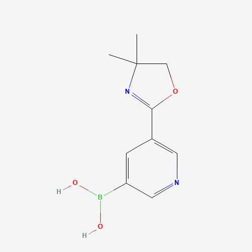 [5-(4,4-dimethyl-5H-1,3-oxazol-2-yl)pyridin-3-yl]boronic acid (CAS: 947191-10-8) - Related Chemical Product