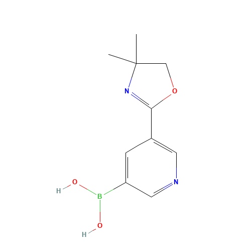 [5-(4,4-dimethyl-5H-1,3-oxazol-2-yl)pyridin-3-yl]boronic acid (CAS: 947191-10-8) - Related Chemical Product