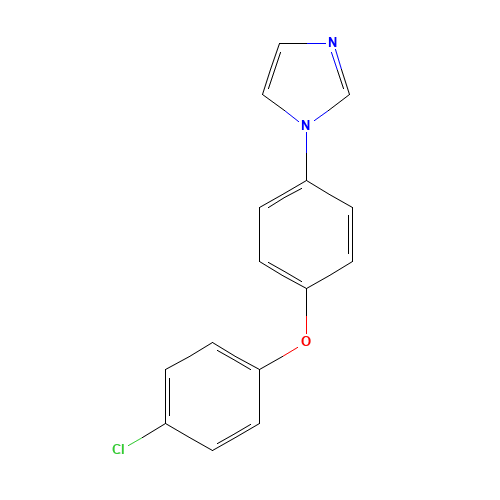 1-[4-(4-chlorophenoxy)phenyl]imidazole (CAS: 1188265-11-3) - Chemical Structure and Molecular Formula 