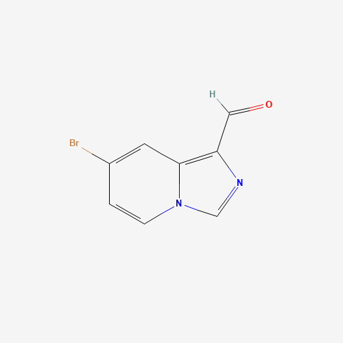 7-bromoimidazo[1,5-a]pyridine-1-carbaldehyde (CAS: 865156-47-4) - Chemical Structure and Molecular Formula 
