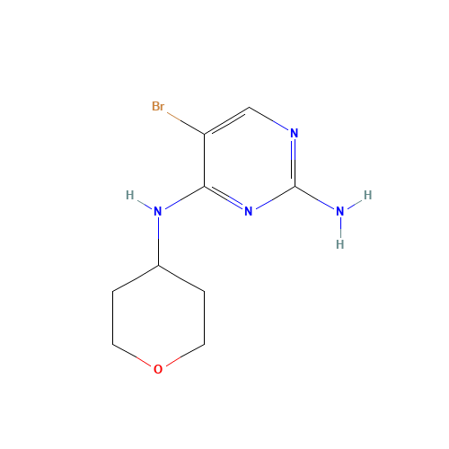 5-bromo-4-N-(oxan-4-yl)pyrimidine-2,4-diamine (CAS: 1169698-56-9) - Related Chemical Product