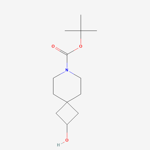 tert-butyl 2-hydroxy-7-azaspiro[3.5]nonane-7-carboxylate (CAS: 240401-28-9) - Chemical Structure and Molecular Formula 