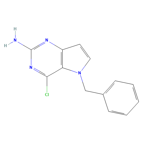 5-benzyl-4-chloropyrrolo[3,2-d]pyrimidin-2-amine (CAS: 914496-94-9) - Related Chemical Product