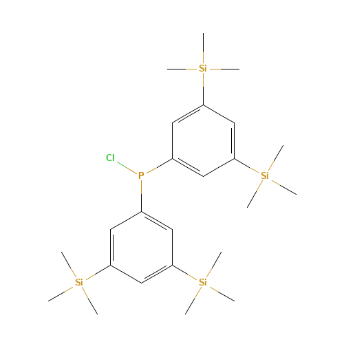 bis[3,5-bis(trimethylsilyl)phenyl]-chlorophosphane (CAS: 159418-75-4) - Related Chemical Product
