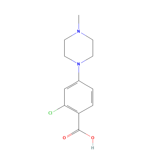 2-chloro-4-(4-methylpiperazin-1-yl)benzoic acid (CAS: 1092770-25-6) - Related Chemical Product