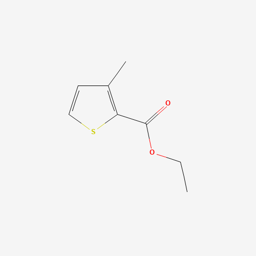 ethyl 3-methylthiophene-2-carboxylate (CAS: 14300-64-2) - Chemical Structure and Molecular Formula 