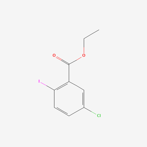 ethyl 5-chloro-2-iodobenzoate chemical structure ethyl 5-chloro-2-iodobenzoate (CAS: 1012882-90-4) - Chemical Structure and Molecular Formula