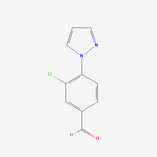 3-chloro-4-pyrazol-1-ylbenzaldehyde (CAS: 1186663-52-4) - Related Chemical Product