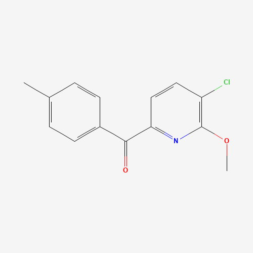 (5-chloro-6-methoxypyridin-2-yl)-(4-methylphenyl)methanone (CAS: 1310948-68-5) - Related Chemical Product