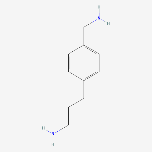 3-[4-(aminomethyl)phenyl]propan-1-amine (CAS: 332363-22-1) - Chemical Structure and Molecular Formula 