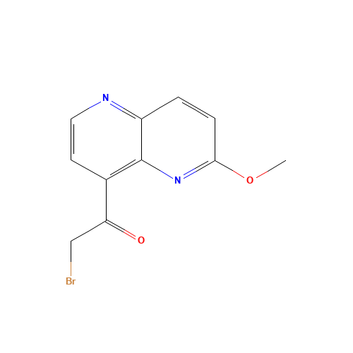 2-bromo-1-(6-methoxy-1,5-naphthyridin-4-yl)ethanone (CAS: 394223-06-4) - Related Chemical Product