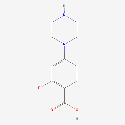 2-fluoro-4-piperazin-1-ylbenzoic acid (CAS: 1121613-69-1) - Related Chemical Product