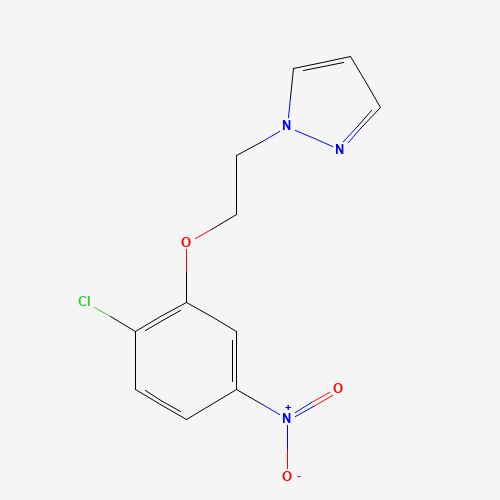 1-[2-(2-chloro-5-nitrophenoxy)ethyl]pyrazole (CAS: 1453211-72-7) - Related Chemical Product