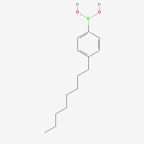 (4-octylphenyl)boronic acid (CAS: 133997-05-4) - Chemical Structure and Molecular Formula 