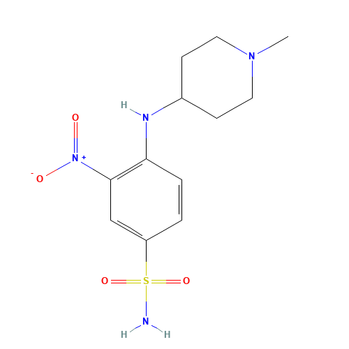 4-[(1-methylpiperidin-4-yl)amino]-3-nitrobenzenesulfonamide (CAS: 1228780-76-4) - Related Chemical Product