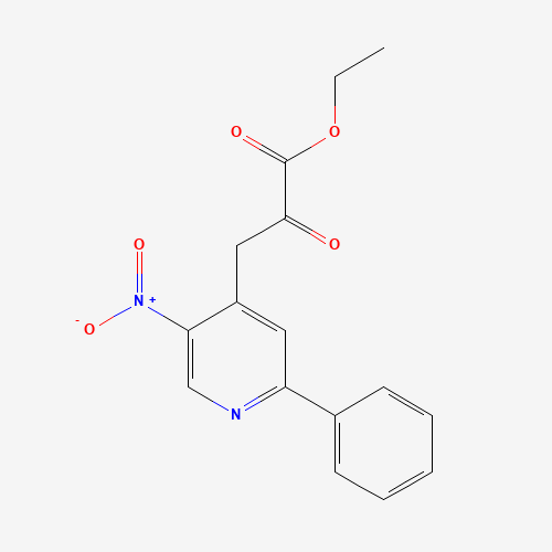 ethyl 3-(5-nitro-2-phenylpyridin-4-yl)-2-oxopropanoate (CAS: 920979-00-6) - Related Chemical Product