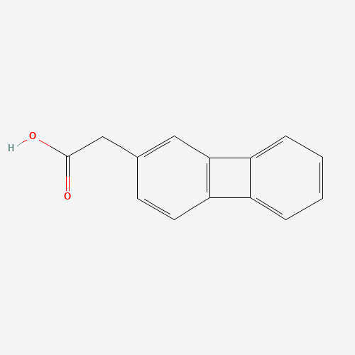 2-biphenylen-2-ylacetic acid (CAS: 30239-85-1) - Chemical Structure and Molecular Formula 