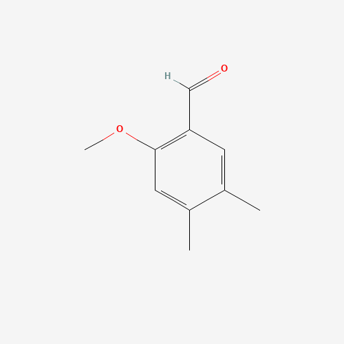 2-methoxy-4,5-dimethylbenzaldehyde (CAS: 86582-31-2) - Chemical Structure and Molecular Formula 