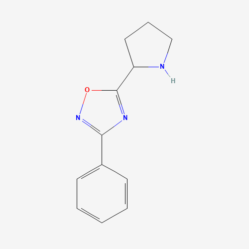 3-phenyl-5-pyrrolidin-2-yl-1,2,4-oxadiazole (CAS: 853104-20-8) - Related Chemical Product