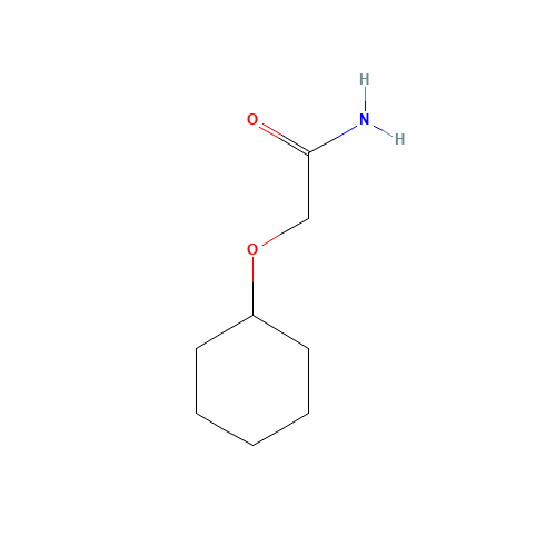 2-cyclohexyloxyacetamide (CAS: 98552-43-3) - Chemical Structure and Molecular Formula 