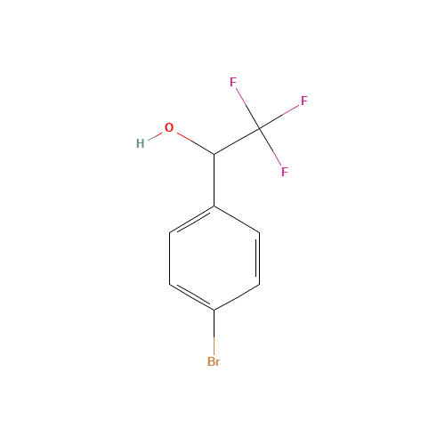 1-(4-bromophenyl)-2,2,2-trifluoroethanol (CAS: 76911-73-4) - Related Chemical Product