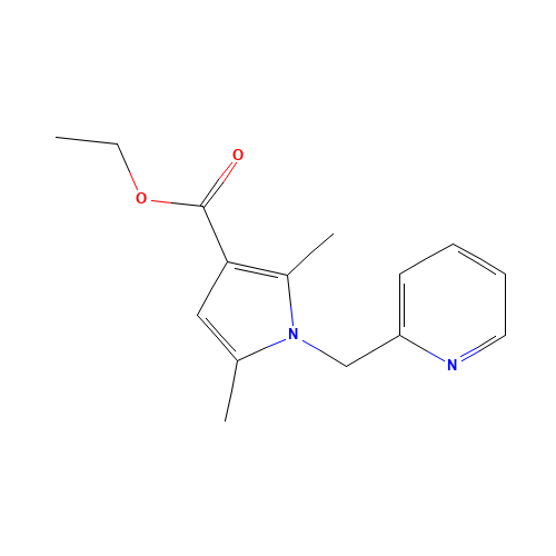 ethyl 2,5-dimethyl-1-(pyridin-2-ylmethyl)pyrrole-3-carboxylate (CAS: 1431308-85-8) - Related Chemical Product