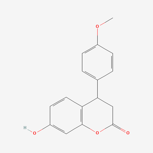 7-hydroxy-4-(4-methoxyphenyl)-3,4-dihydrochromen-2-one (CAS: 109386-28-9) - Related Chemical Product